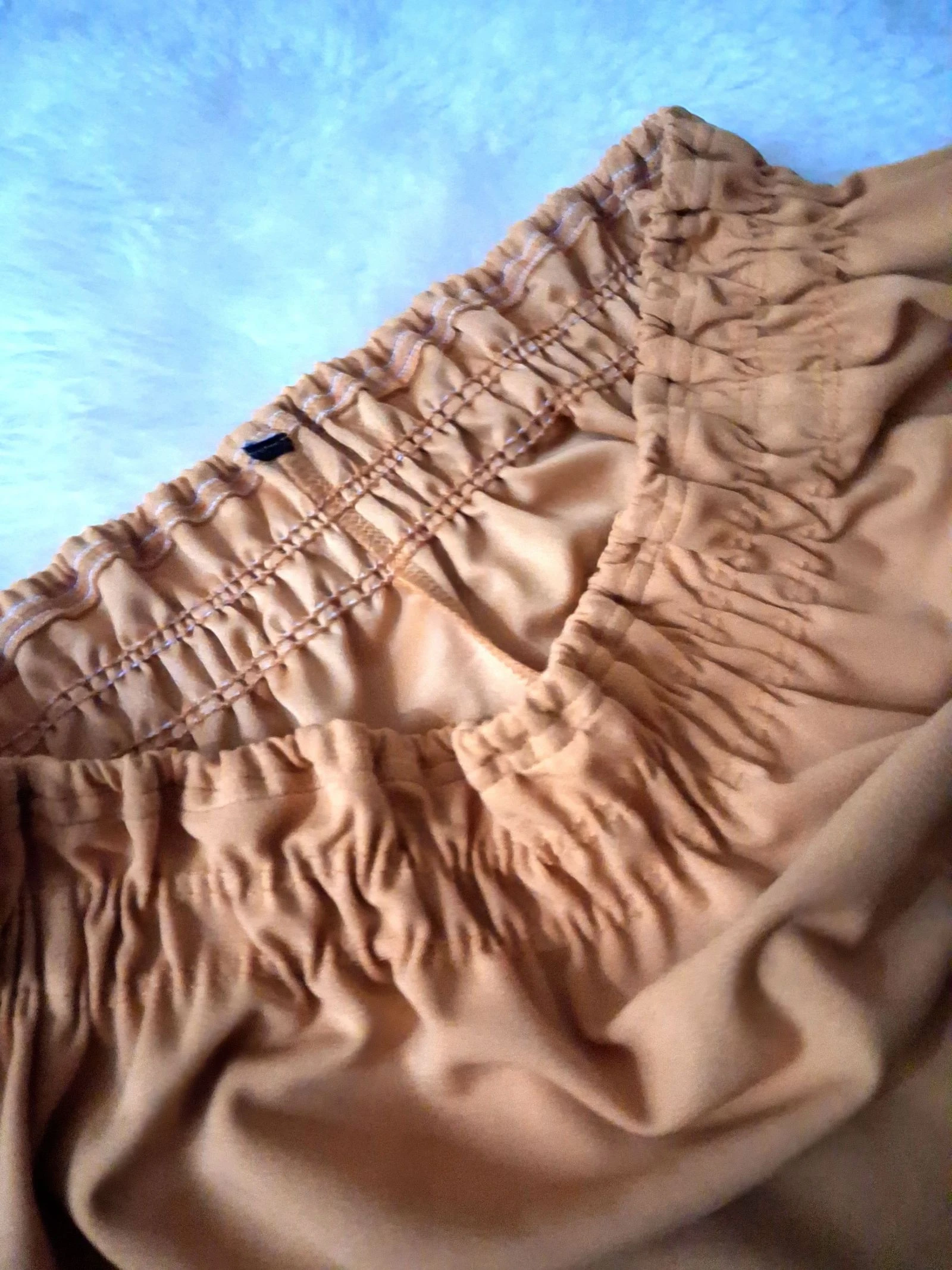 Light mustard-colored skirt size 42 – photo 7